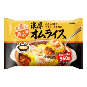 明治「満足丼 濃厚オムライス」